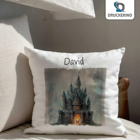 Kuschelkissen Kinder | Traumschloss 40x40 cm - Druckerino