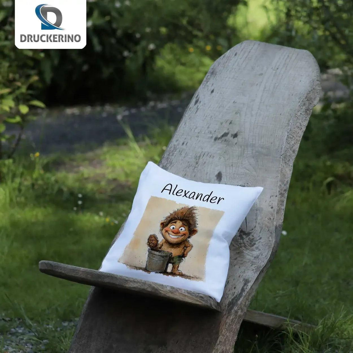 Kuschelkissen Kinder | Traumtroll 40x40 cm - Druckerino