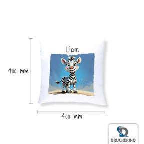 Kuschelkissen Kinder | Traumzebra 40x40 cm - Druckerino