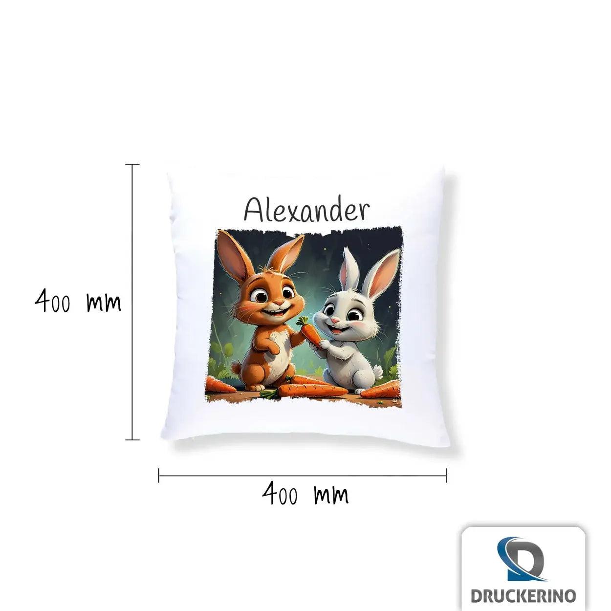 Kuschelkissen Kinder | Waldabenteuer 40x40 cm - Druckerino