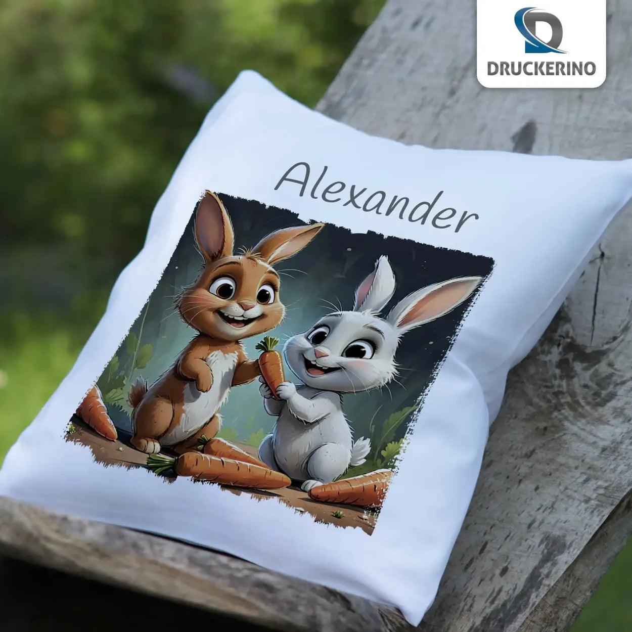 Kuschelkissen Kinder | Waldabenteuer 40x40 cm - Druckerino
