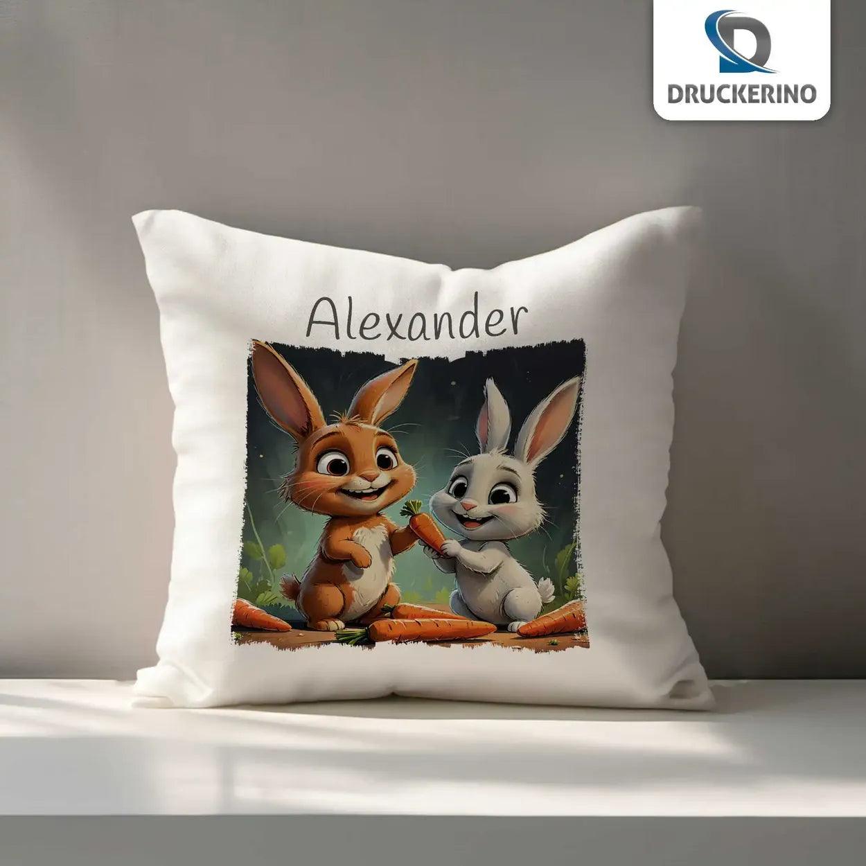 Kuschelkissen Kinder | Waldabenteuer 40x40 cm - Druckerino
