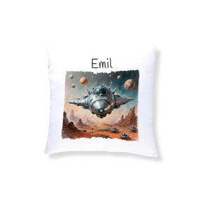 Kuschelkissen Kinder | Weltraumabenteurer 40x40 cm - Druckerino
