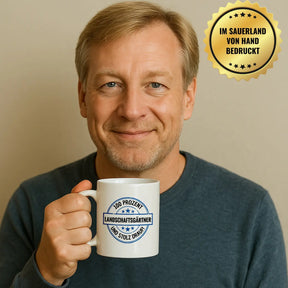 Landschaftsgärtner 100 Prozent Tasse - Druckerino