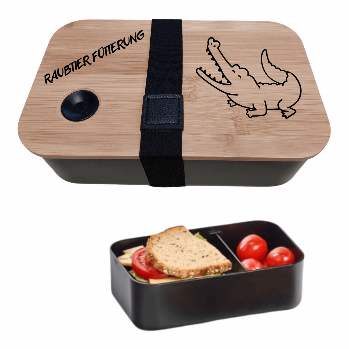 Brotdose Raubtier Fütterung Lunchbox Druckerino   