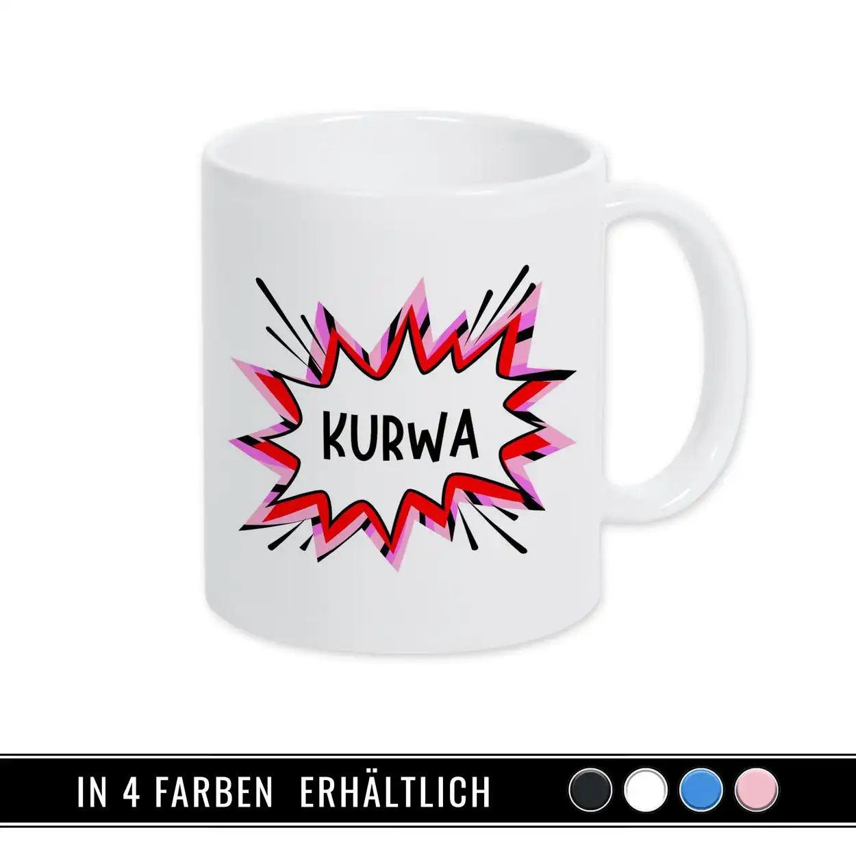 Lustige Tasse | Kurwa - Druckerino