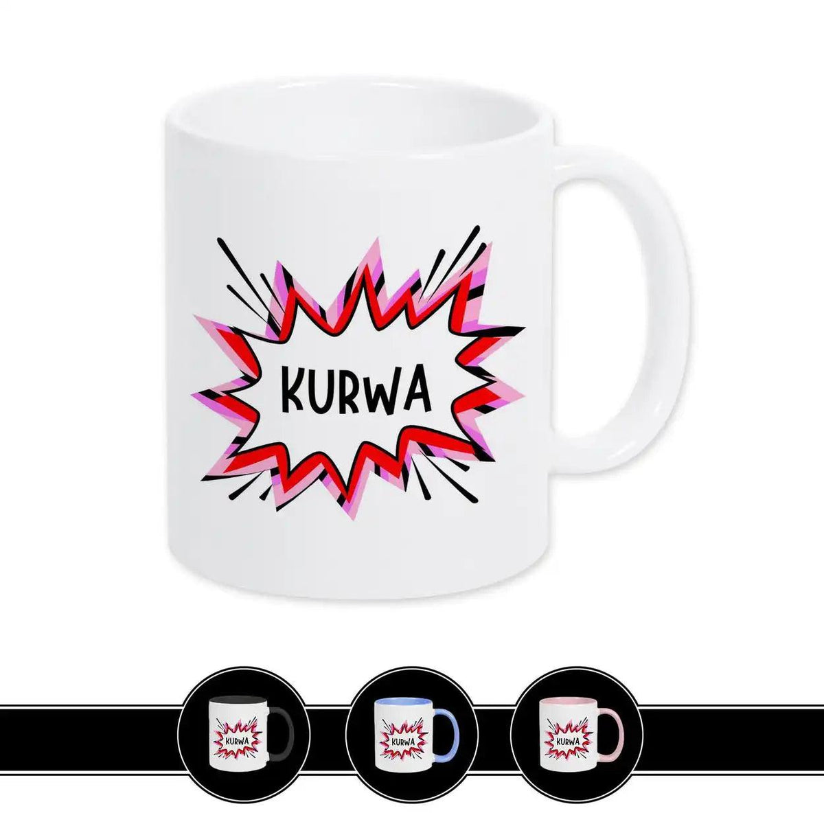 Lustige Tasse | Kurwa - Druckerino