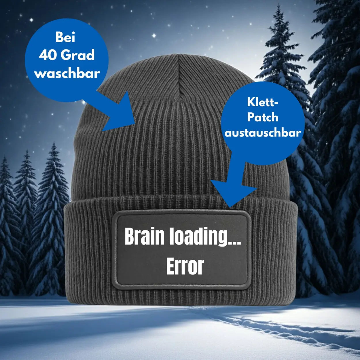Mütze Beanie | Brain loading | Error
