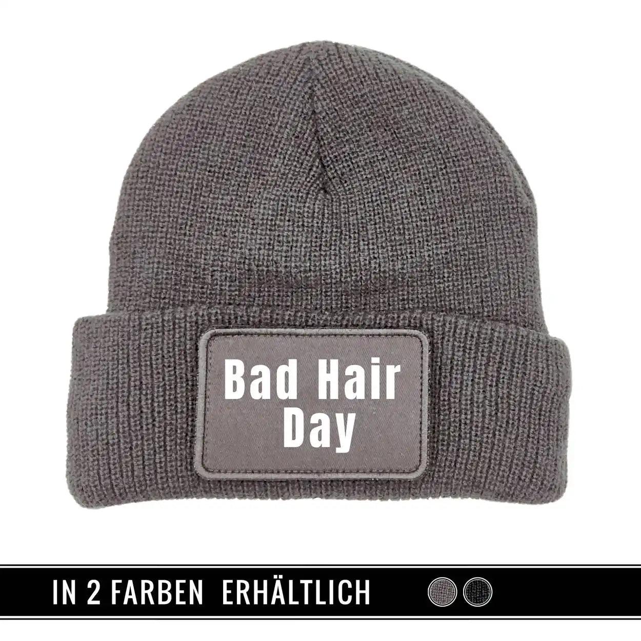 Mütze Beanie | Bad Hair Day - Druckerino