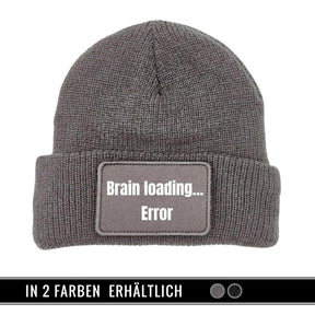Mütze Beanie | Brain loading | Error - Druckerino