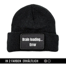 Mütze Beanie | Brain loading | Error - Druckerino