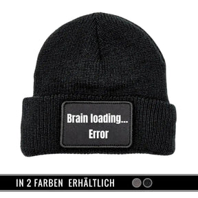 Mütze Beanie | Brain loading | Error - Druckerino