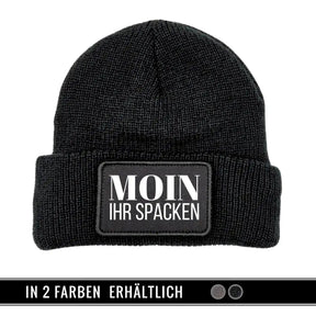 Mütze Beanie | Moin Ihr Spacken - Druckerino