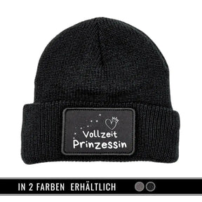 Mütze Beanie | Vollzeit Prinzessin - Druckerino