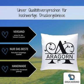 Namenskissen | Motiv 1 | Aragorn - Druckerino