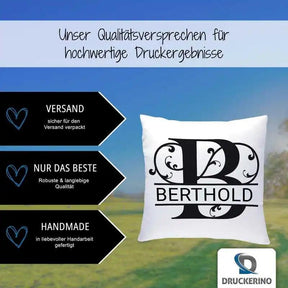 Namenskissen | Motiv 1 | Berthold - Druckerino