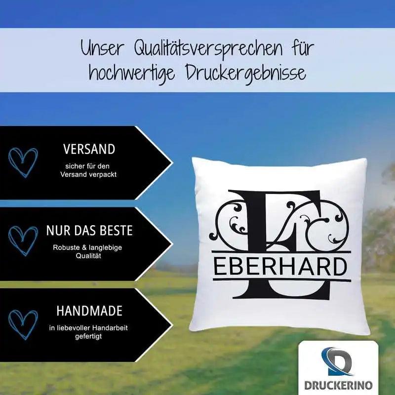 Namenskissen | Motiv 1 | Eberhard - Druckerino