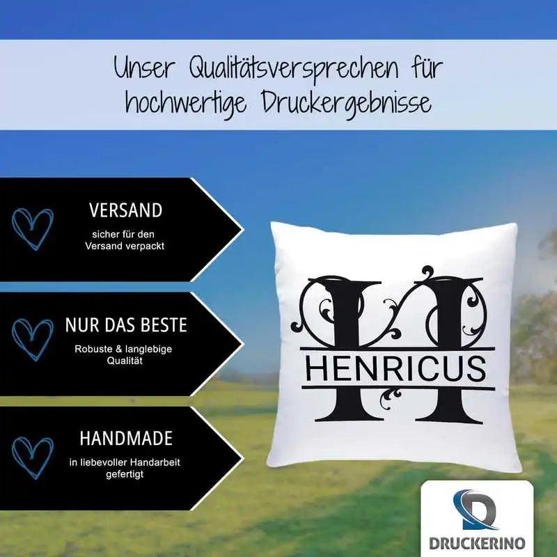 Namenskissen | Motiv 1 | Henricus - Druckerino