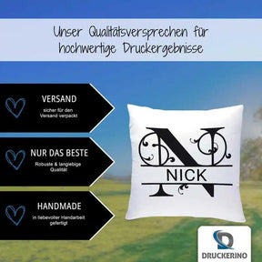 Namenskissen | Motiv 1 | Nick - Druckerino