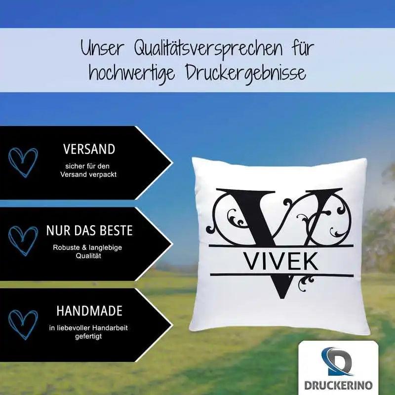 Namenskissen | Motiv 1 | Vivek - Druckerino