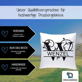 Namenskissen | Motiv 1 | Wenzel - Druckerino