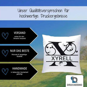 Namenskissen | Motiv 1 | Xyrell - Druckerino