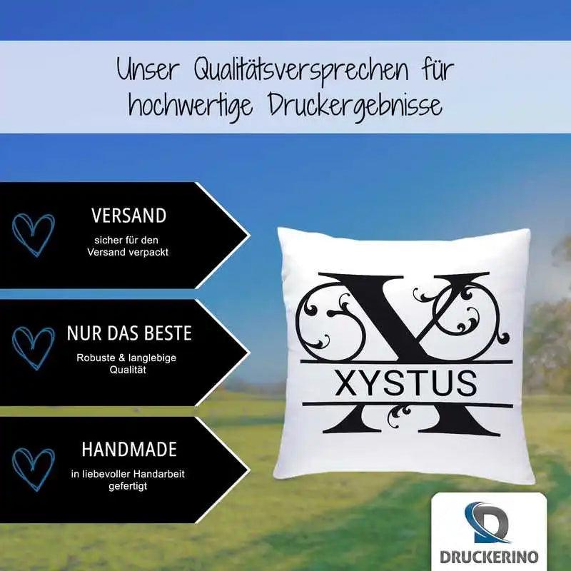 Namenskissen | Motiv 1 | Xystus - Druckerino