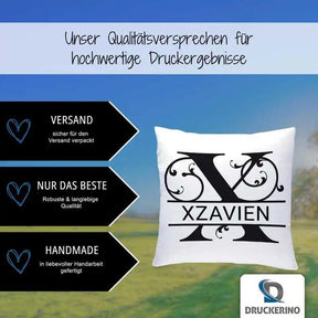 Namenskissen | Motiv 1 | Xzavien - Druckerino