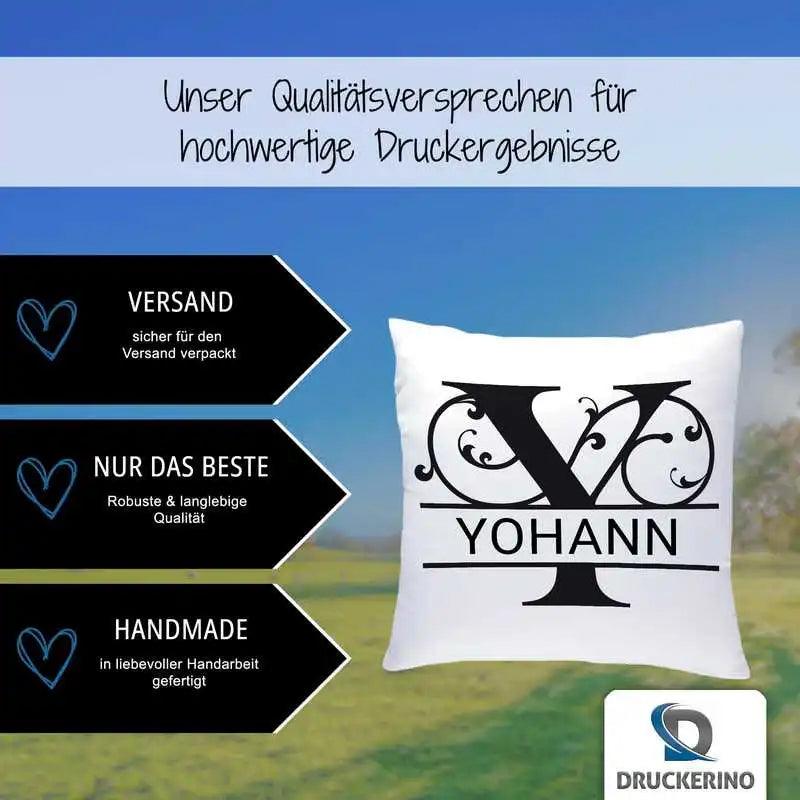 Namenskissen | Motiv 1 | Yohann - Druckerino