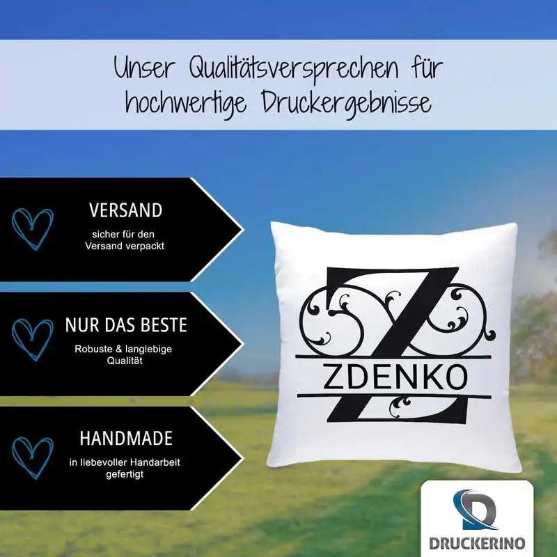 Namenskissen | Motiv 1 | Zdenko - Druckerino