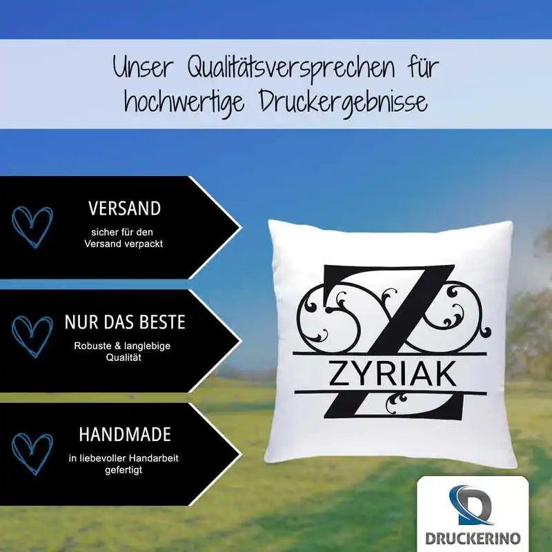 Namenskissen | Motiv 1 | Zyriak - Druckerino