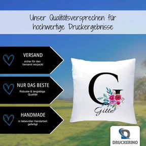 Namenskissen | Motiv 2 | Gitte - Druckerino