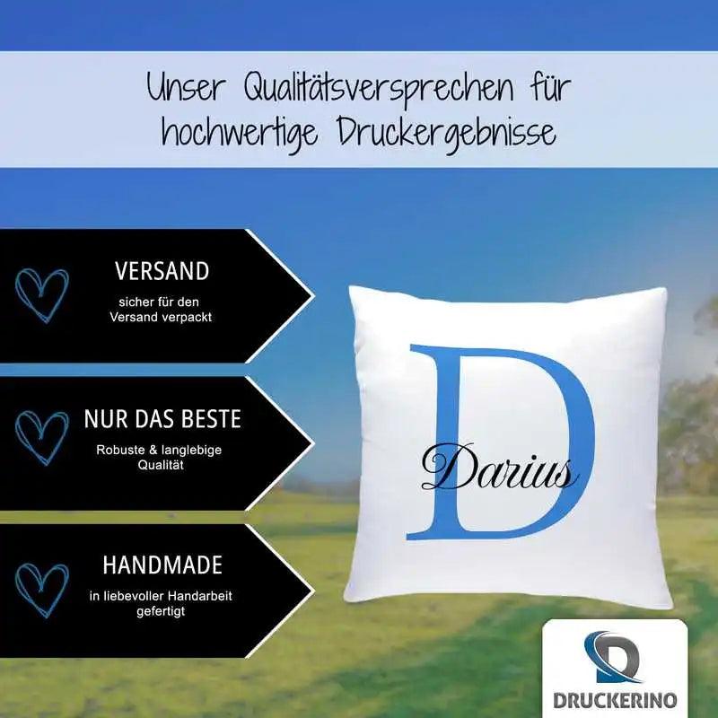 Namenskissen | Motiv 3 | Darius - Druckerino