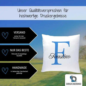Namenskissen | Motiv 3 | Faustino - Druckerino