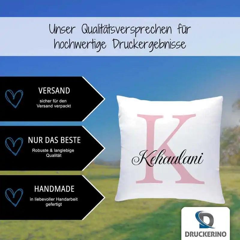 Namenskissen | Motiv 3 | Kehaulani - Druckerino