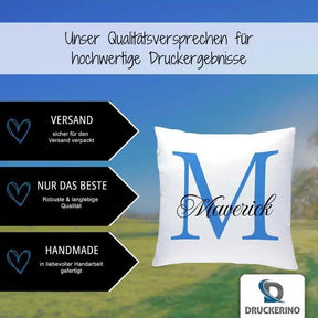 Namenskissen | Motiv 3 | Maverick - Druckerino