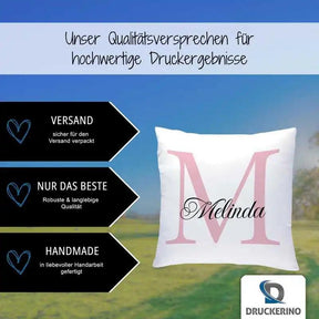 Namenskissen | Motiv 3 | Melinda - Druckerino
