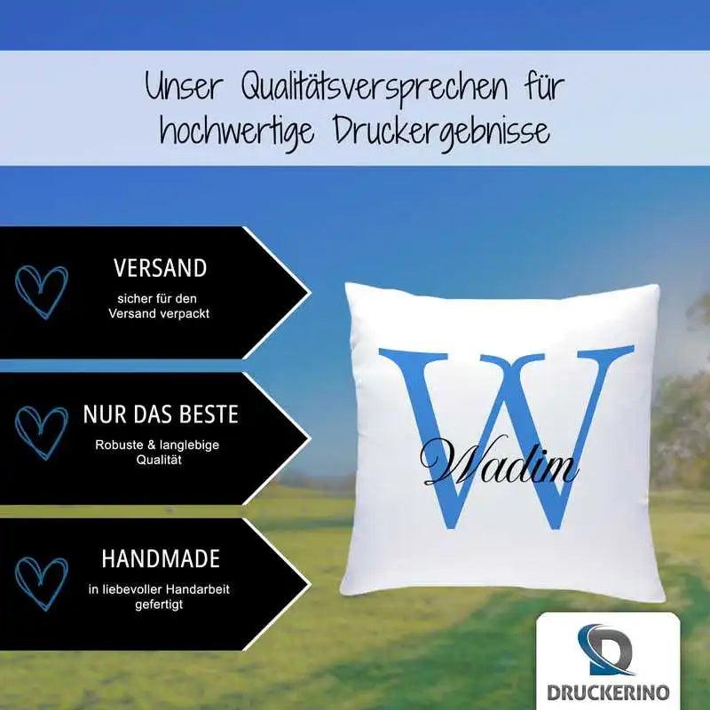 Namenskissen | Motiv 3 | Wadim - Druckerino