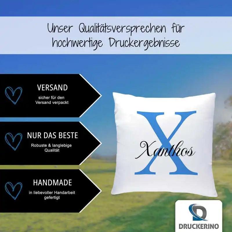 Namenskissen | Motiv 3 | Xanthos - Druckerino