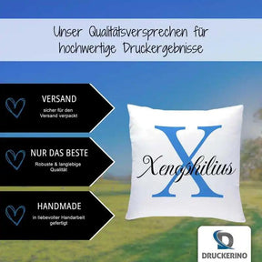 Namenskissen | Motiv 3 | Xenophilius - Druckerino