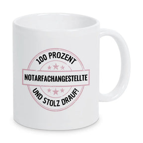 Notarfachangestellte 100 Prozent Tasse - Druckerino