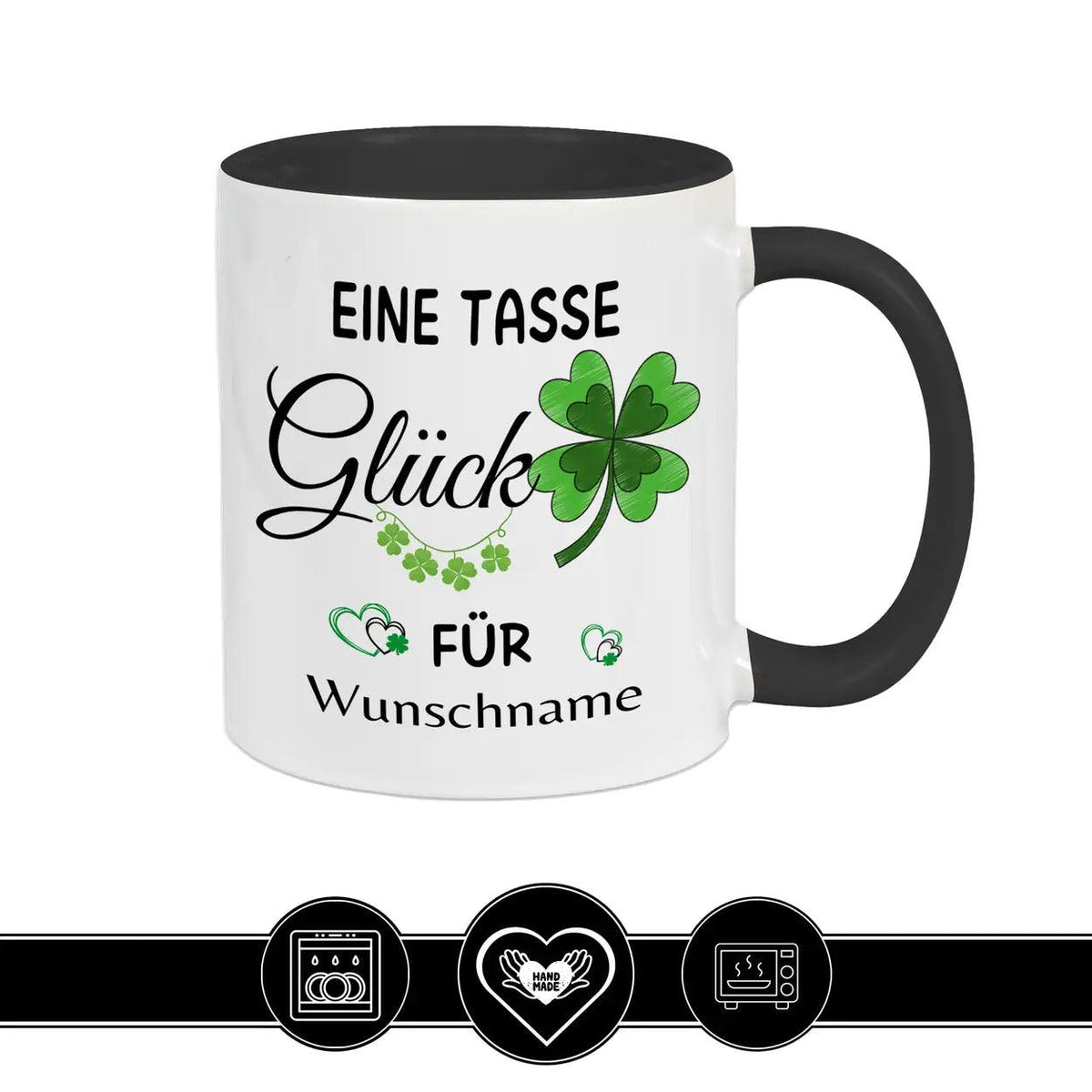 Personalisierte Tasse - Eine Tasse Glück - Druckerino