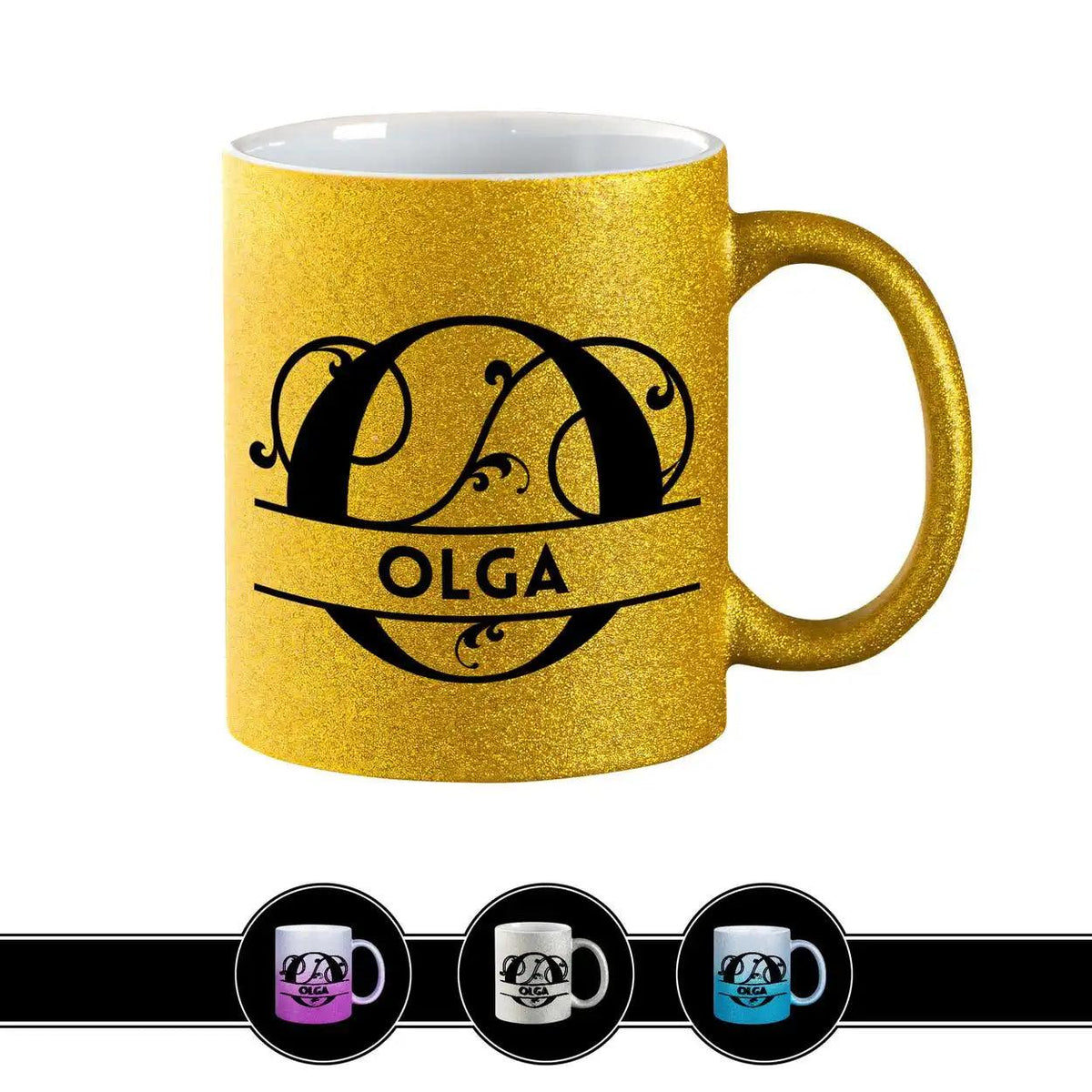 Personalisierte Tasse mit Namen | Buchstabe O - Druckerino