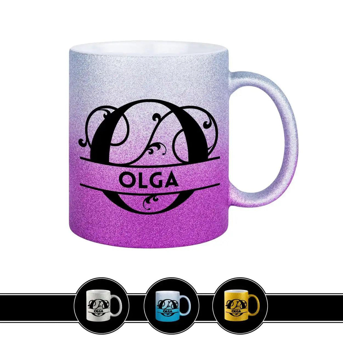 Personalisierte Tasse mit Namen | Buchstabe O - Druckerino