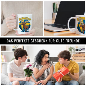 Schweden Tasse - Elch Flagge