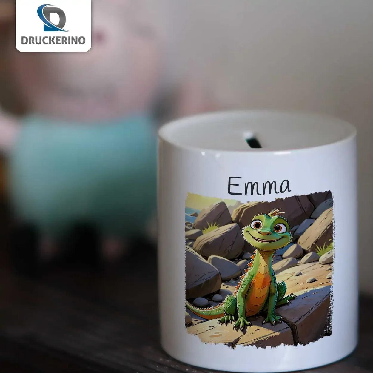 Spardose Kinder Abenteuer Dino - Druckerino