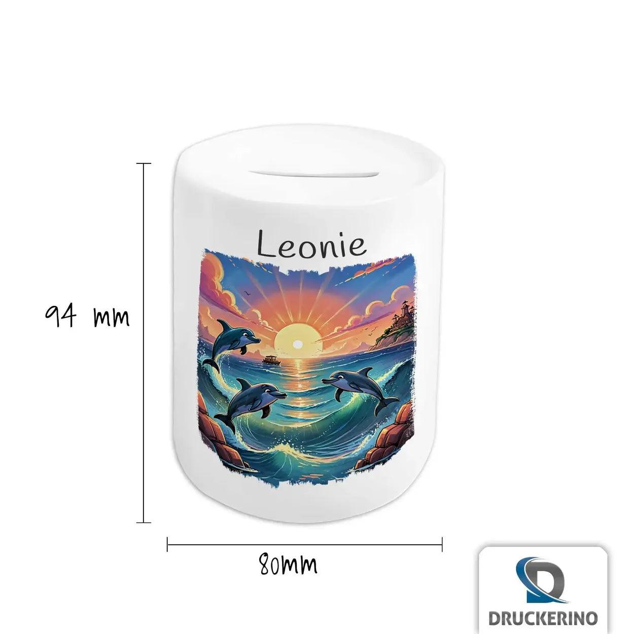 Spardose Kinder Delfine - Druckerino