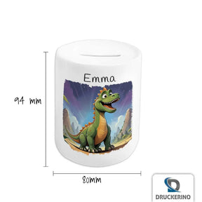 Spardose Kinder Dino-Abenteuer - Druckerino