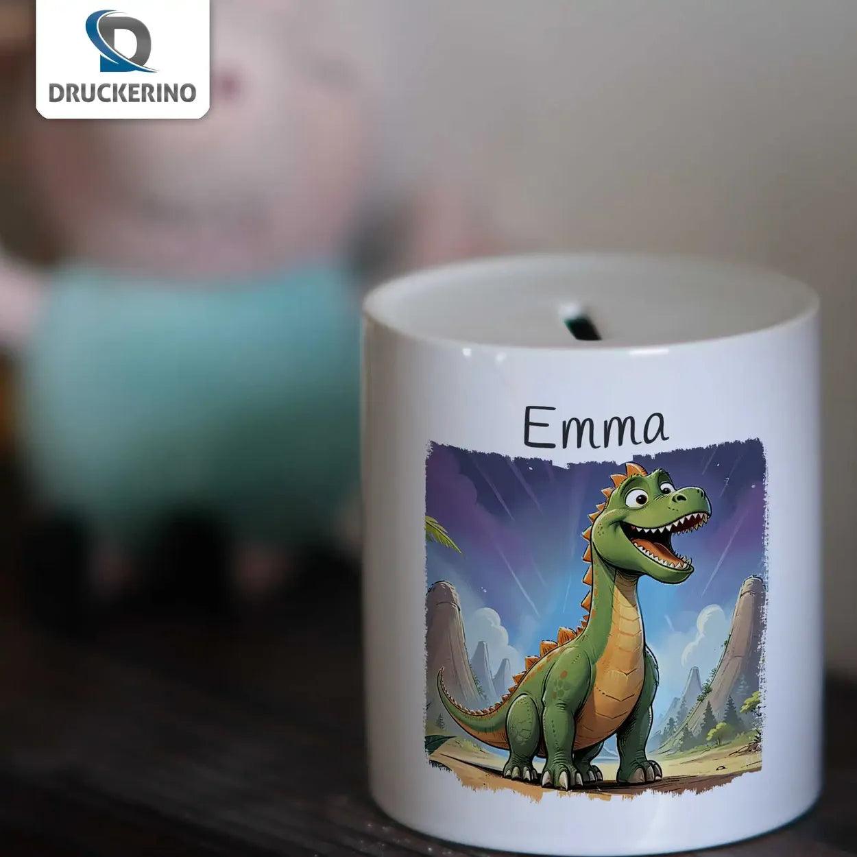 Spardose Kinder Dino-Abenteuer - Druckerino