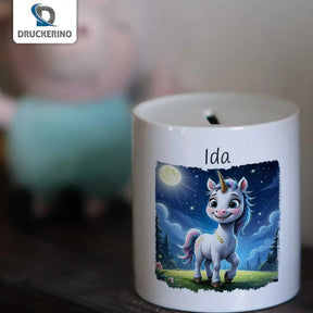 Spardose Kinder Einhorn - Druckerino